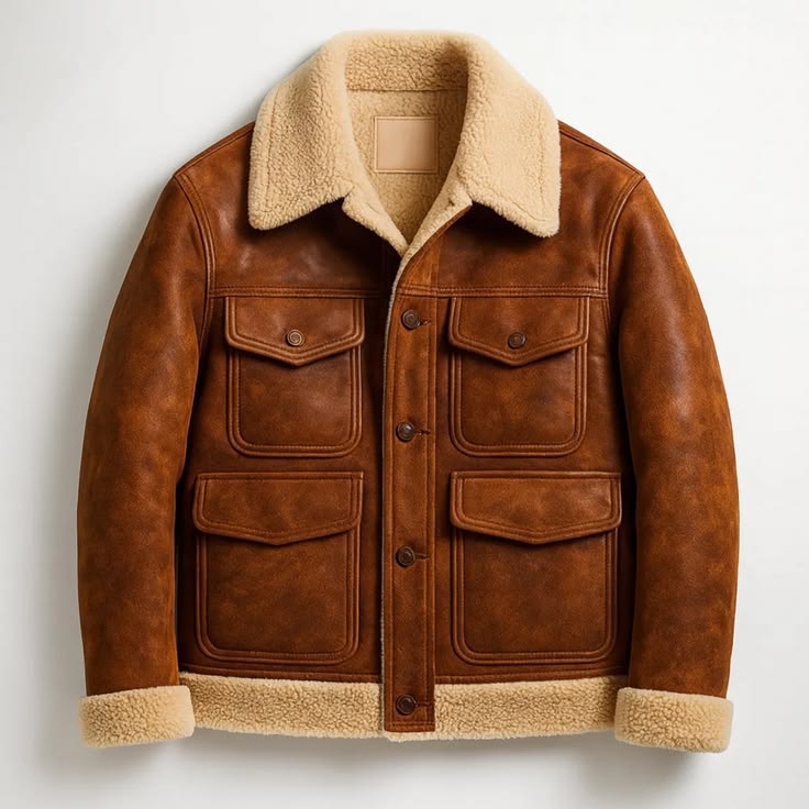 Men Women Shearling Jacket
